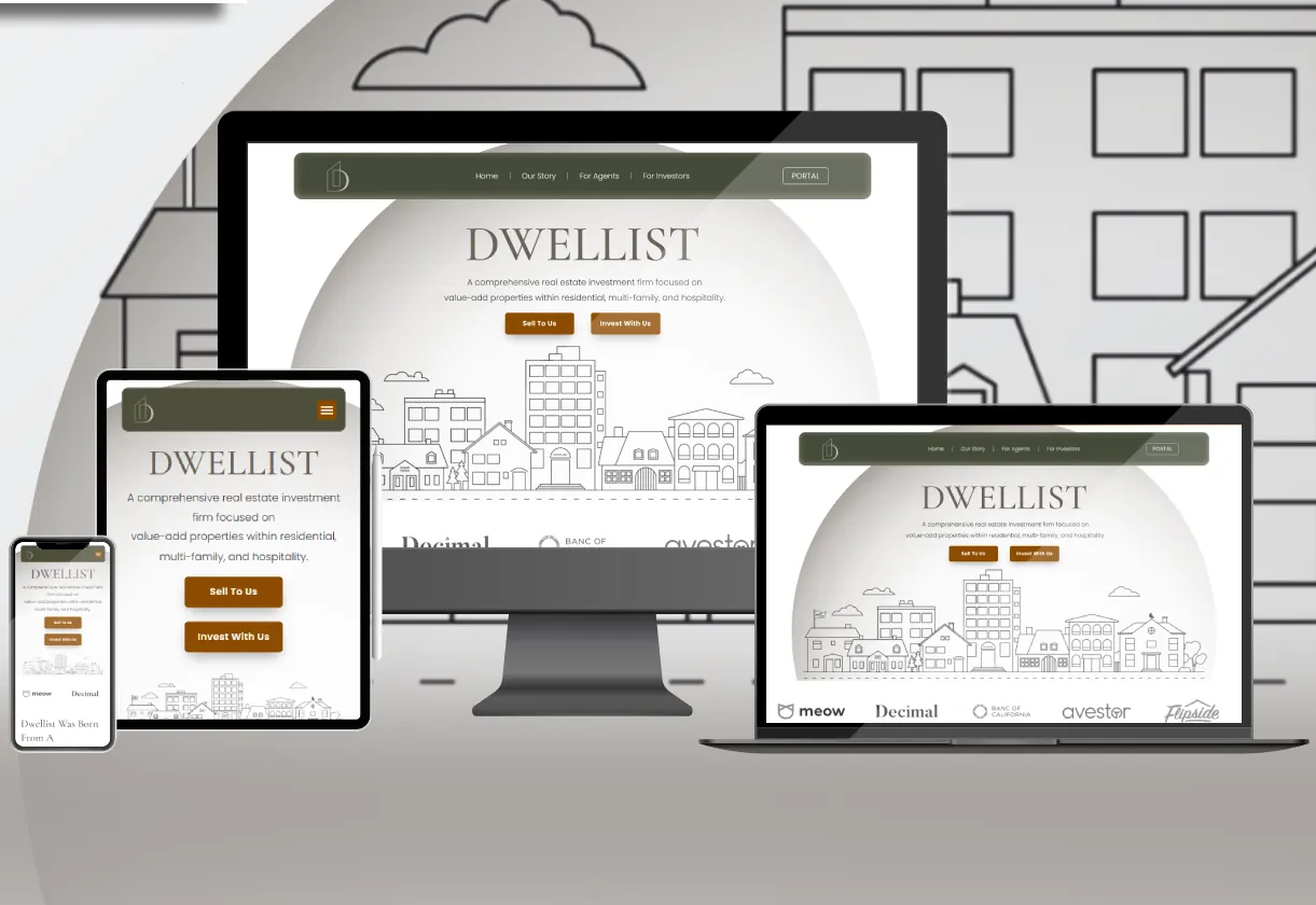 Screenshot of the Dwellist website