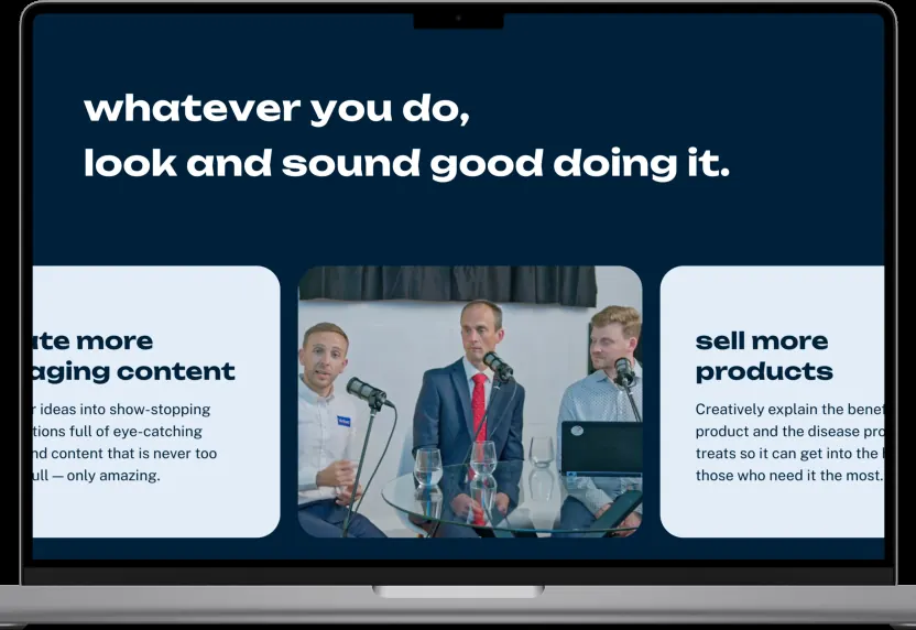 Screenshot of the Trimble Group website